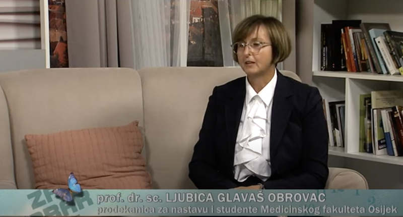 GOSTOVANJE PROF. DR. SC. LJUBICE GLAVAŠ OBROVAC NA STV-u